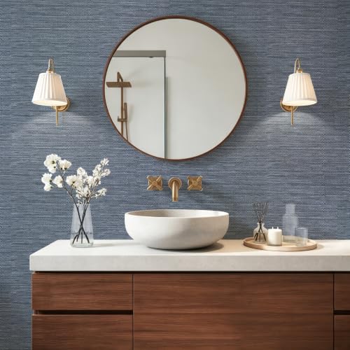 Grasscloth Peel and Stick Wallpaper Faux Linen Wallpaper Vinyl