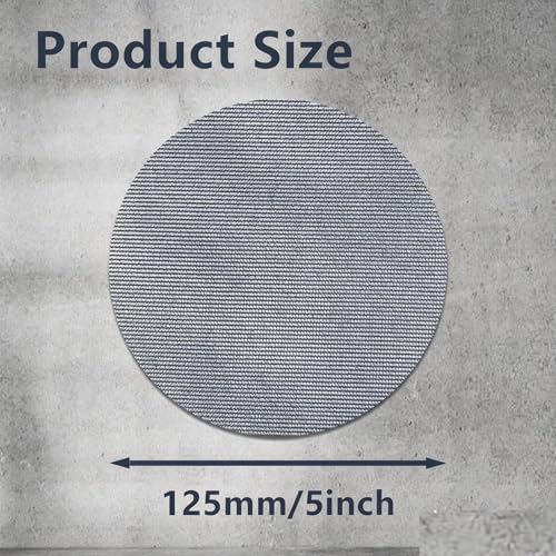 50 Pcs 5 Inch Mesh Sanding Discs