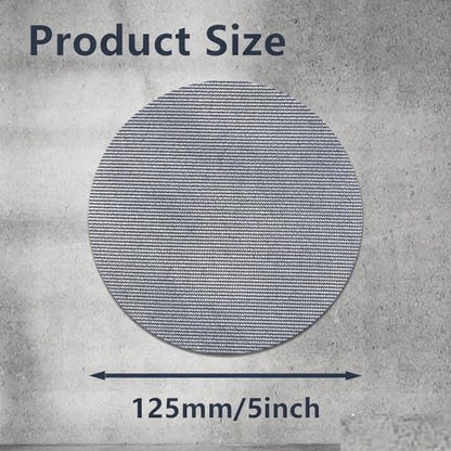 50 Pcs 5 Inch Mesh Sanding Discs