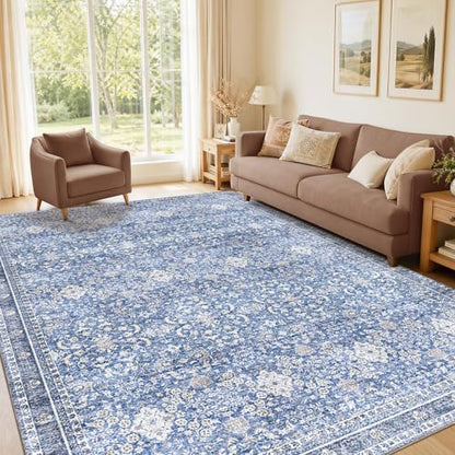 4x6 Area Rugs (Blue / 4' x 6' (Rectangular))