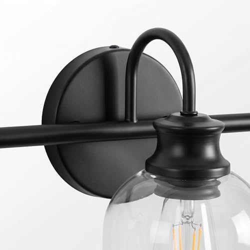 Traditional Classic Vanity Light with Clear Glass