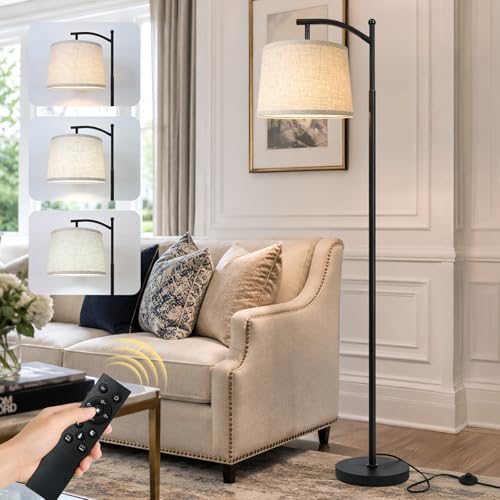 62.5 Inch Floor Lamp for Living Room with Foot Switch