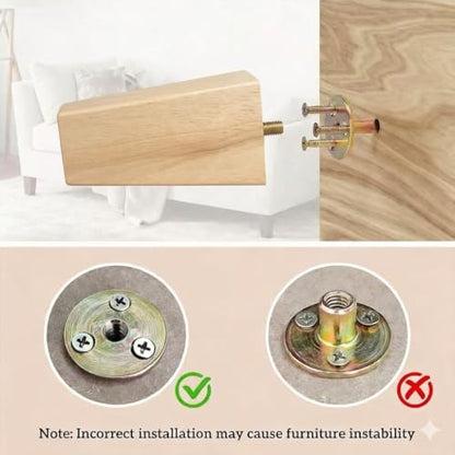 Solid Wood Furniture Legs