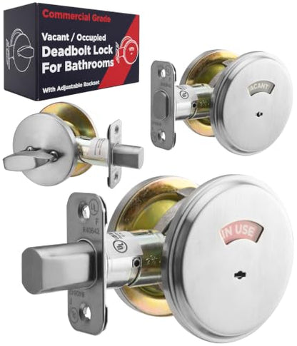 Commercial Grade Vacant Occupied Bathroom Lock Deadbolt for Restaurants