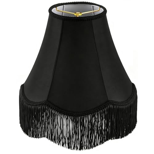 Fringe Lamp Shade 6" Top x 13" Bottom x 9.6" High