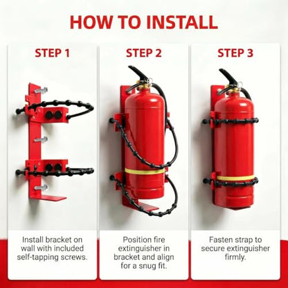 Premium Fire Extinguisher Mount Bracket