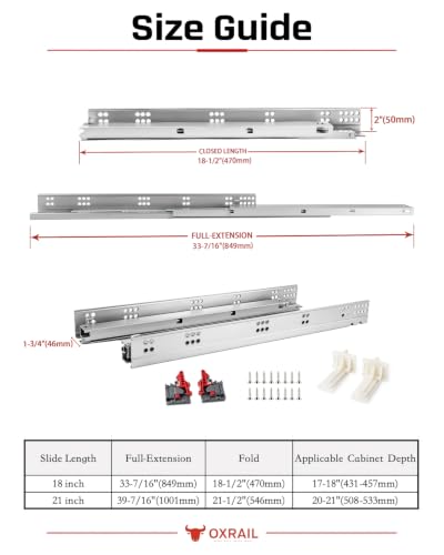 Undermount Drawer Slides Soft Close