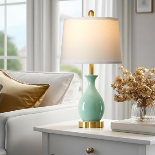 Ceramic Table Lamps Set of 2 for Living Room