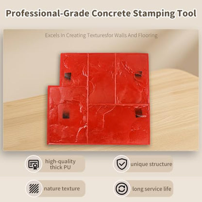 Realistic Wood Floor Concrete Stamps Mat