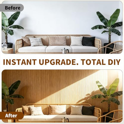 Natural Bamboo Wall Panel for Interior Wall Decor