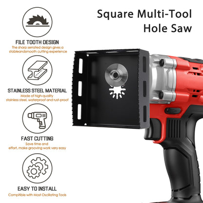 2Pcs Square Slot Cutter (Square)