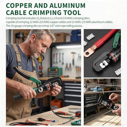 Hydraulic Crimping Tool (12-2/0 AWG)