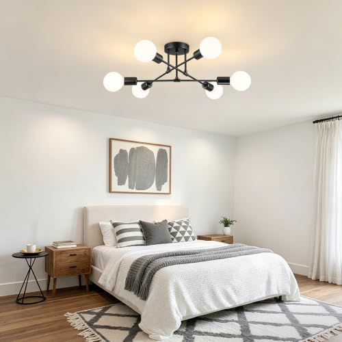 6 Lights Sputnik Chandelier