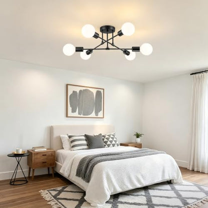 6 Lights Sputnik Chandelier