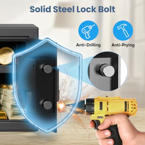 Safe Cubic Feet Safe Box with Electronic Keypad & Keys
