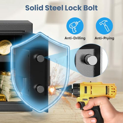 Safe Cubic Feet Safe Box with Electronic Keypad & Keys