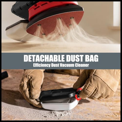 Brushless Detail Sander Compatible with Milwaukee 18V Battery