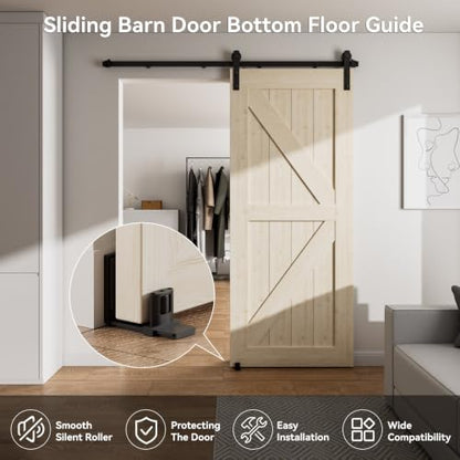 Upgraded Sliding Barn Door Bottom Floor Guide