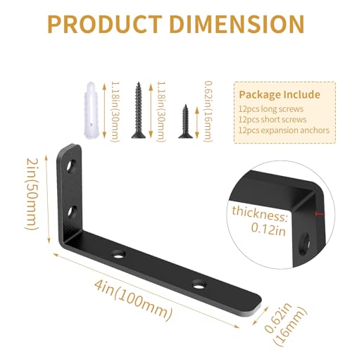 6PCS L Bracket