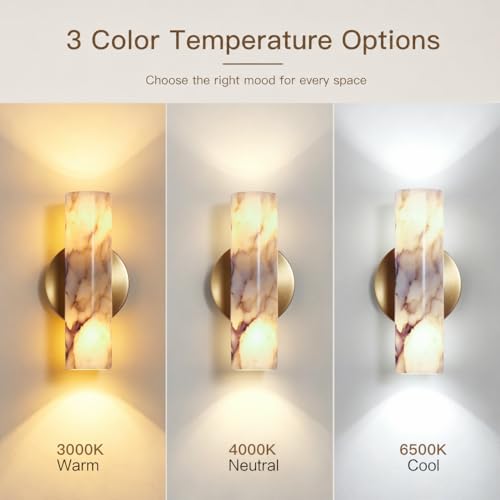 Natural Marble Wall Sconce