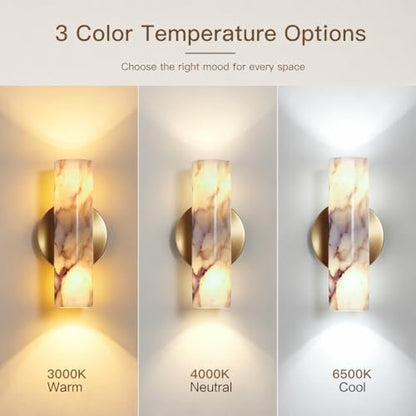 Natural Marble Wall Sconce