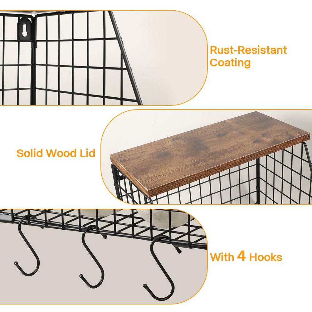 Laundry Room Shelves Wall Mounted (Large)