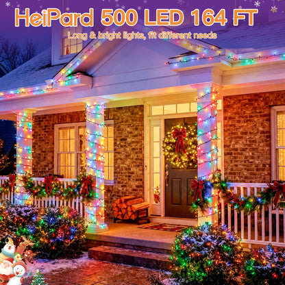 500 LED Christmas Lights Outdoor (Multicolor / 500 LED)