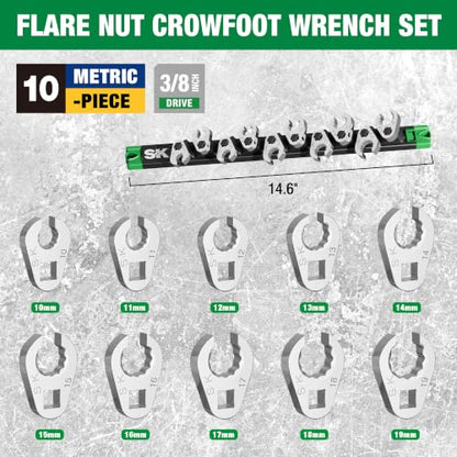 Crowfoot Wrench Set
