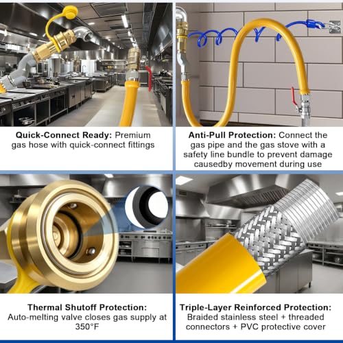 Commercial Gas Hose Safety System Kit