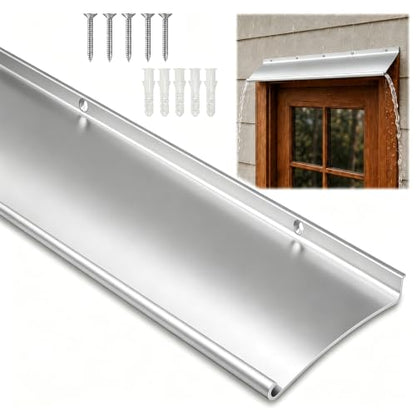 4" Extra Wide Door Rain Drip Guard
