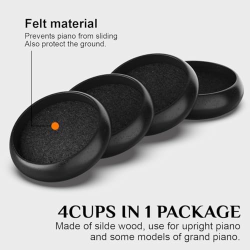Piano Caster Cups