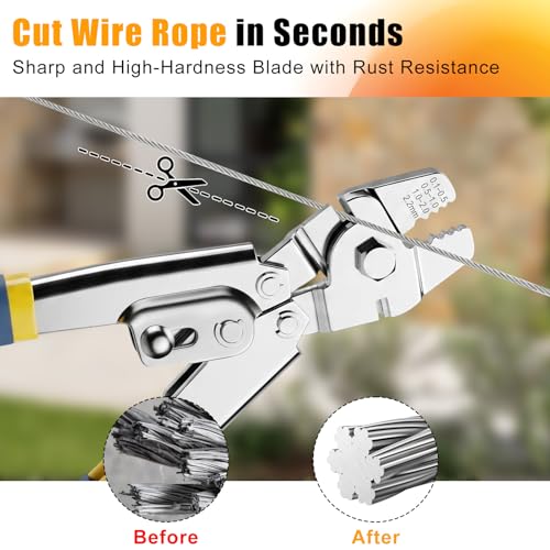 328FT Wire Rope Crimping Tool Kit