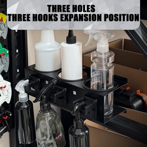 Wall Mount Spray Bottle Holder Rack Spray Can Organizer Storage
