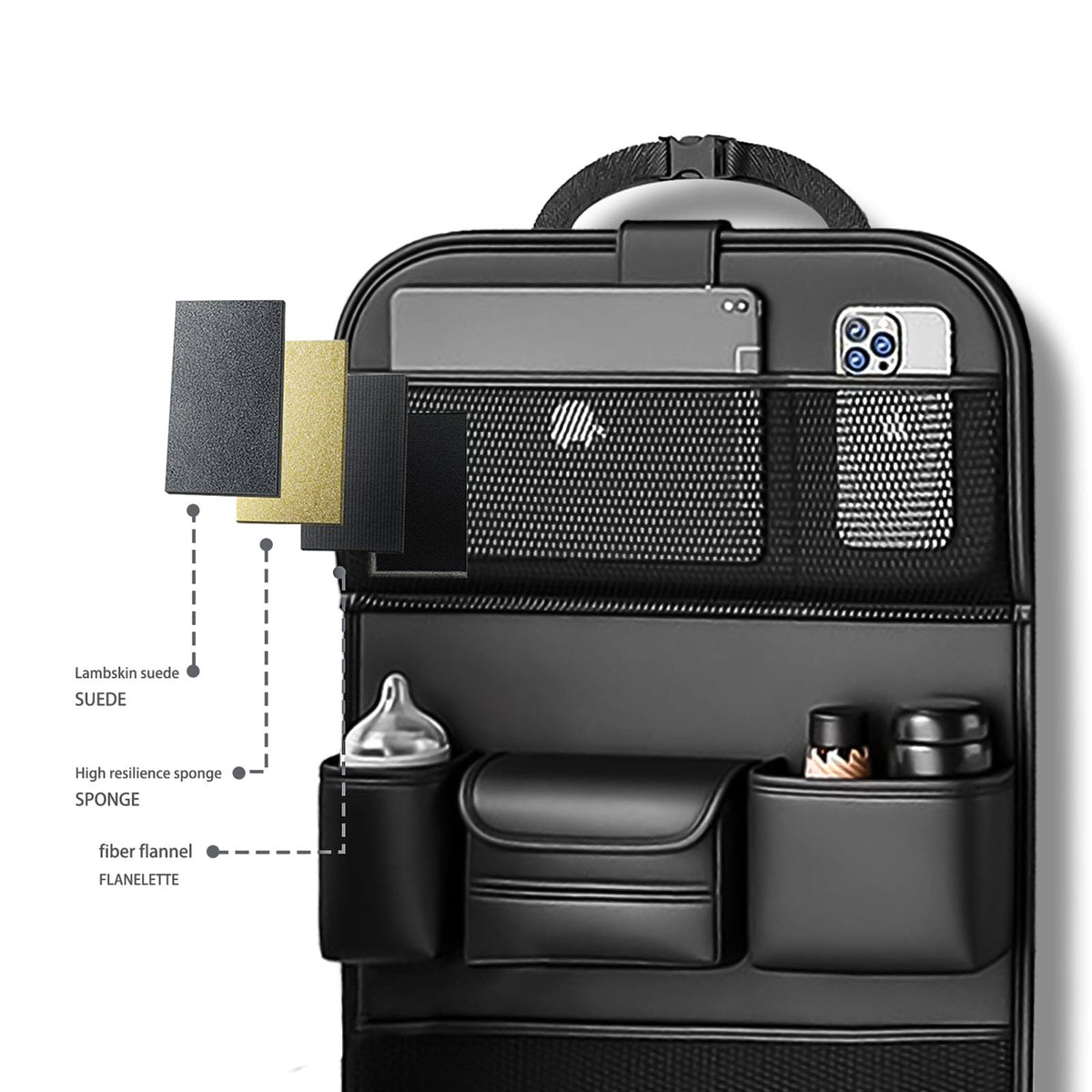 Car Seat Organizers (Black)