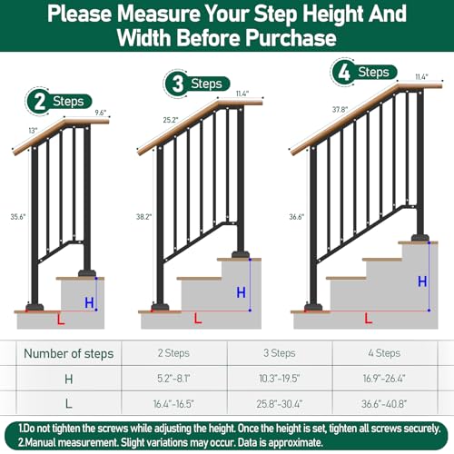 Hand Rails for Outdoor Steps