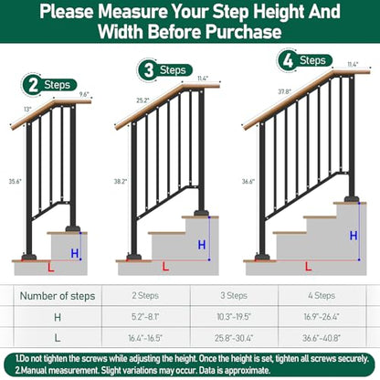 Hand Rails for Outdoor Steps