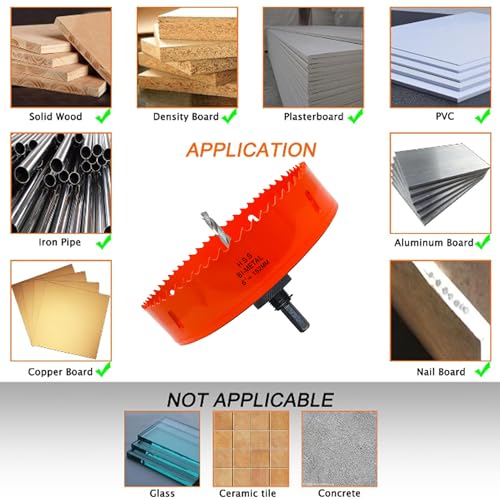 6 inch Hole Saw for Recessed Lights