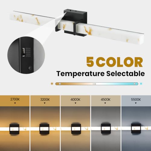 Modern Bathroom Vanity Light 30 inch (Black / 30 Inch)
