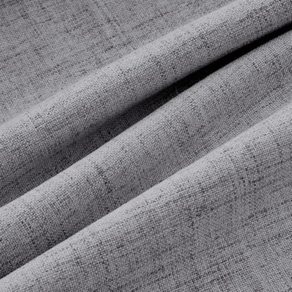 100% Blackout Linen Curtains 2 Panels Set for Bedroom Solid Luxury Decor Thermal Insulation Room Darkening Back Tab Rod Pocket Drapes for Living Room Nursery