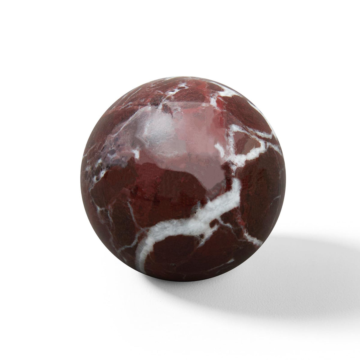 Natural Marble Round Cabinet Knobs (Violet)