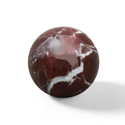 Natural Marble Round Cabinet Knobs (Violet)