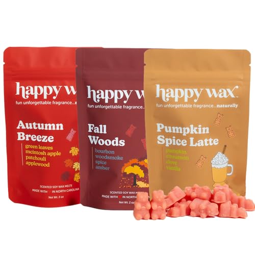 Fall Scented Soy Wax Melts 6oz Variety Pack