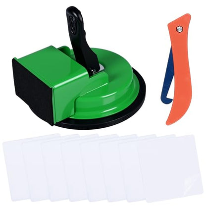Floor Gap Fixer Tool with 4.7" Silicone Suction Cup Complete Floor Gap Repair Kit with 8 Sticky Pads & Grout Removal Tool