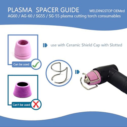 AG60 SG55 Plasma Standoff Guide fit for CUT50 CUT50D CUT60 LGK60 Plasma Cutter AG60 SG55 Torch Accessories