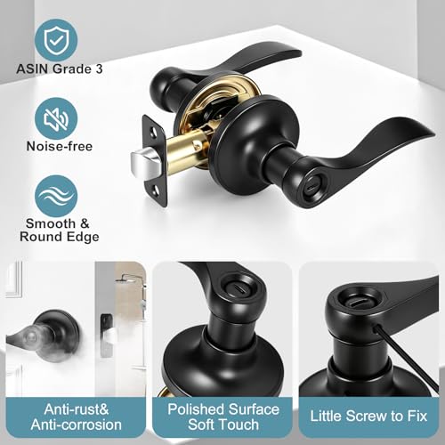 Privacy Door Levers Interior Door Handles