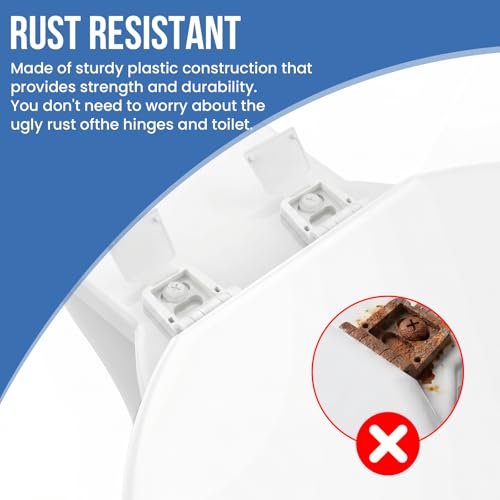 1Pair Toilet Seat Hinges
