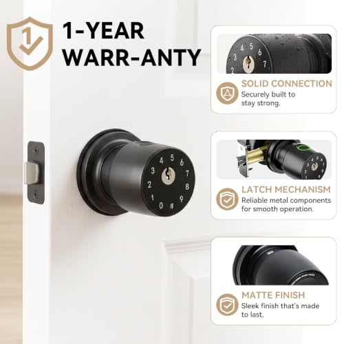 Smart Fingerprint Door Knob