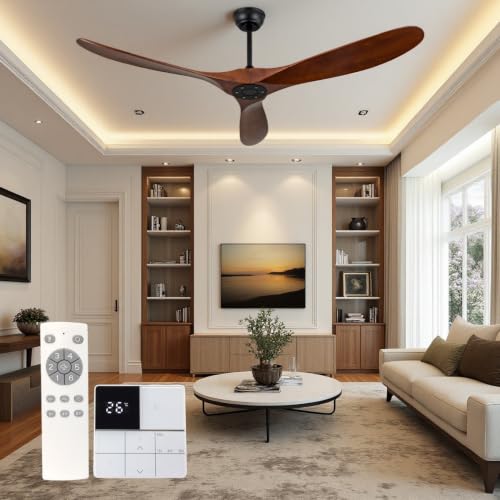 42 inch solid wood ceiling fan without lights