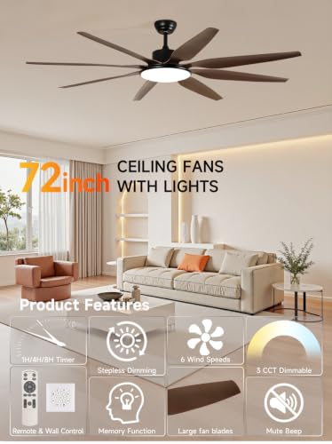 72 Inch Ceiling Fans