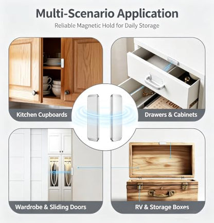 12 Pack Magnetic Cabinet Door Catch